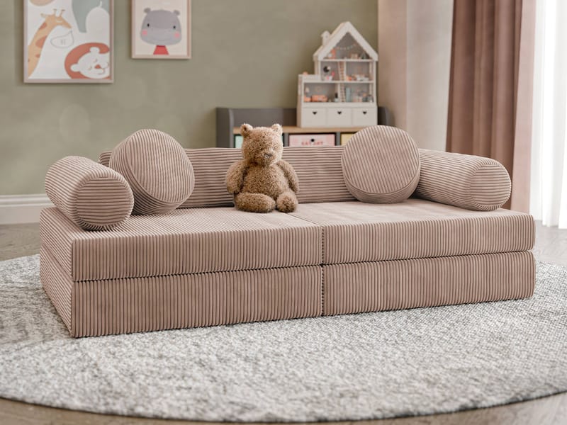 Tharosin Barnesofa - Rosa - Møbler - Barnemøbler - Barnesofa