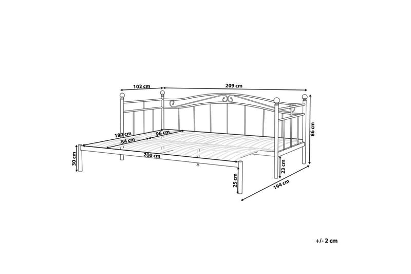 Uttrekkbar seng Tulle - Møbler - Barnemøbler - Barneseng & Juniorseng
