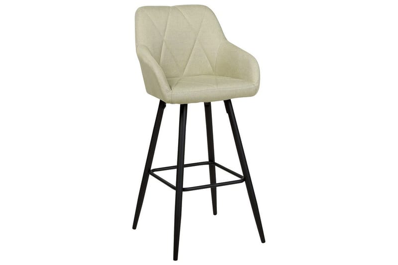 Barstol Beliani Darien set om 2 Grön-Svart Light green - Møbler - Stoler & lenestoler - Barstoler