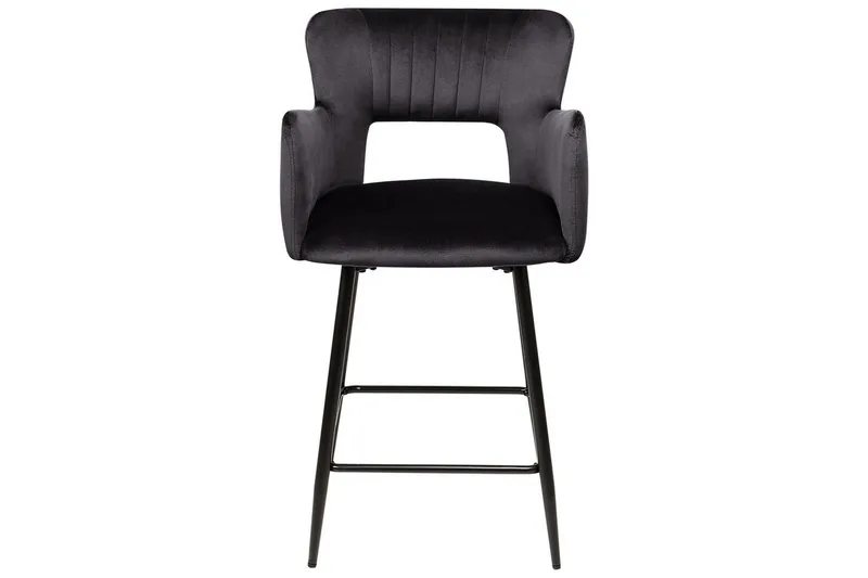 Barstol Beliani Sanilac set om 2 Blå-Svart Black VALUE_MISSING_18021 - Møbler - Stoler & lenestoler - Barstoler