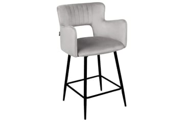 Barstol Beliani Sanilac set om 2 Blå-Svart Light grey VALUE_MISSING_18022 - Møbler - Stoler & lenestoler - Barstoler