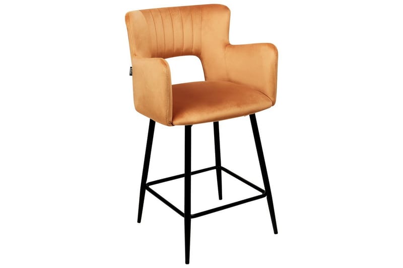Barstol Beliani Sanilac set om 2 Blå-Svart Orange VALUE_MISSING_18026 - Møbler - Stoler & lenestoler - Barstoler