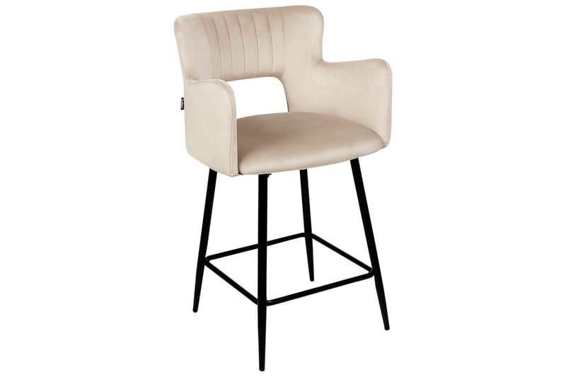 Barstol Beliani Sanilac set om 2 Blå-Svart Taupe VALUE_MISSING_18025 - Møbler - Stoler & lenestoler - Barstoler