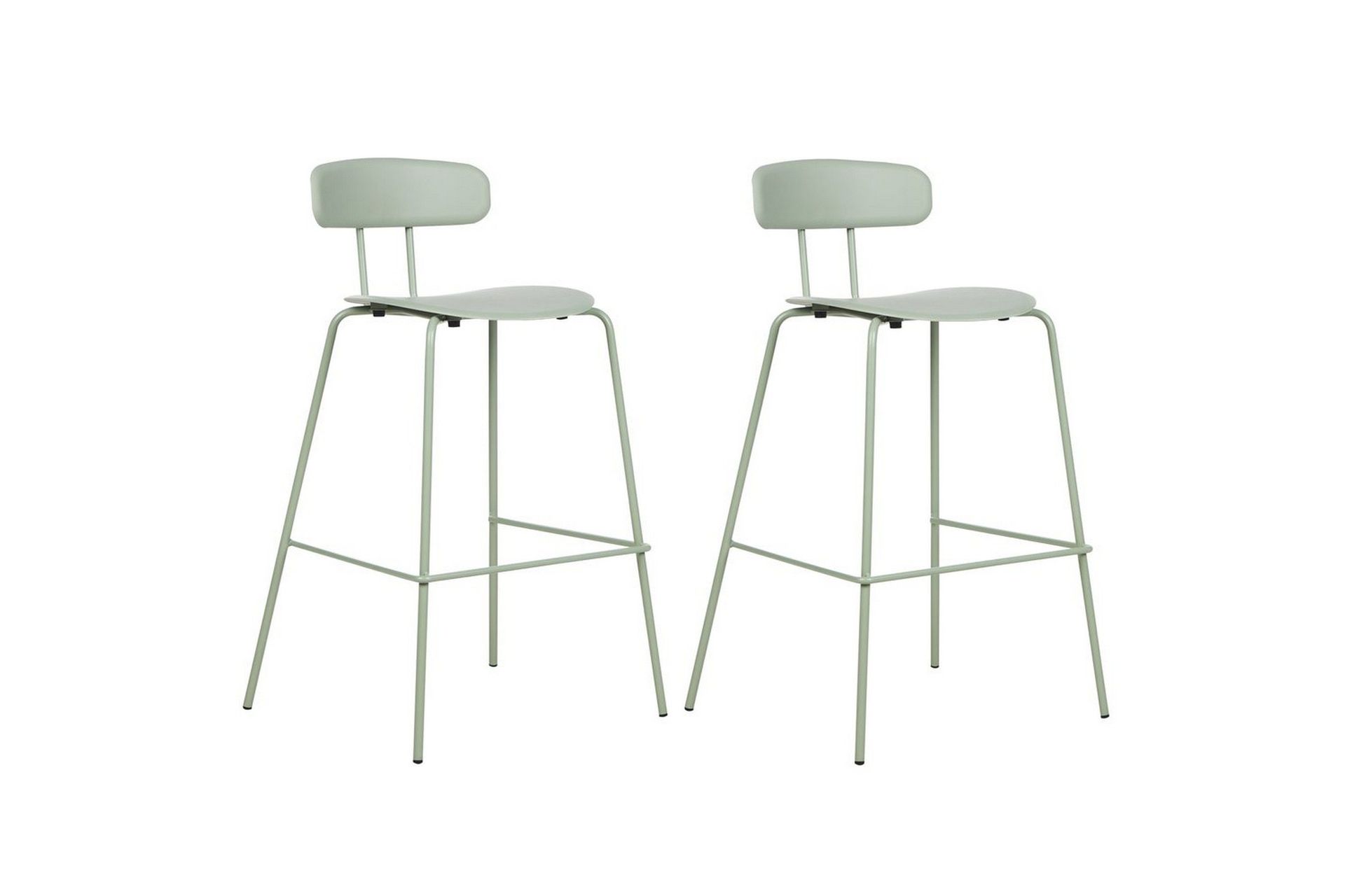 Barstol Beliani Sibley set om 2 Grön Light green -