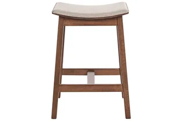 Barstol Dixon set om 2 Beige - Møbler - Stoler & lenestoler - Barstoler