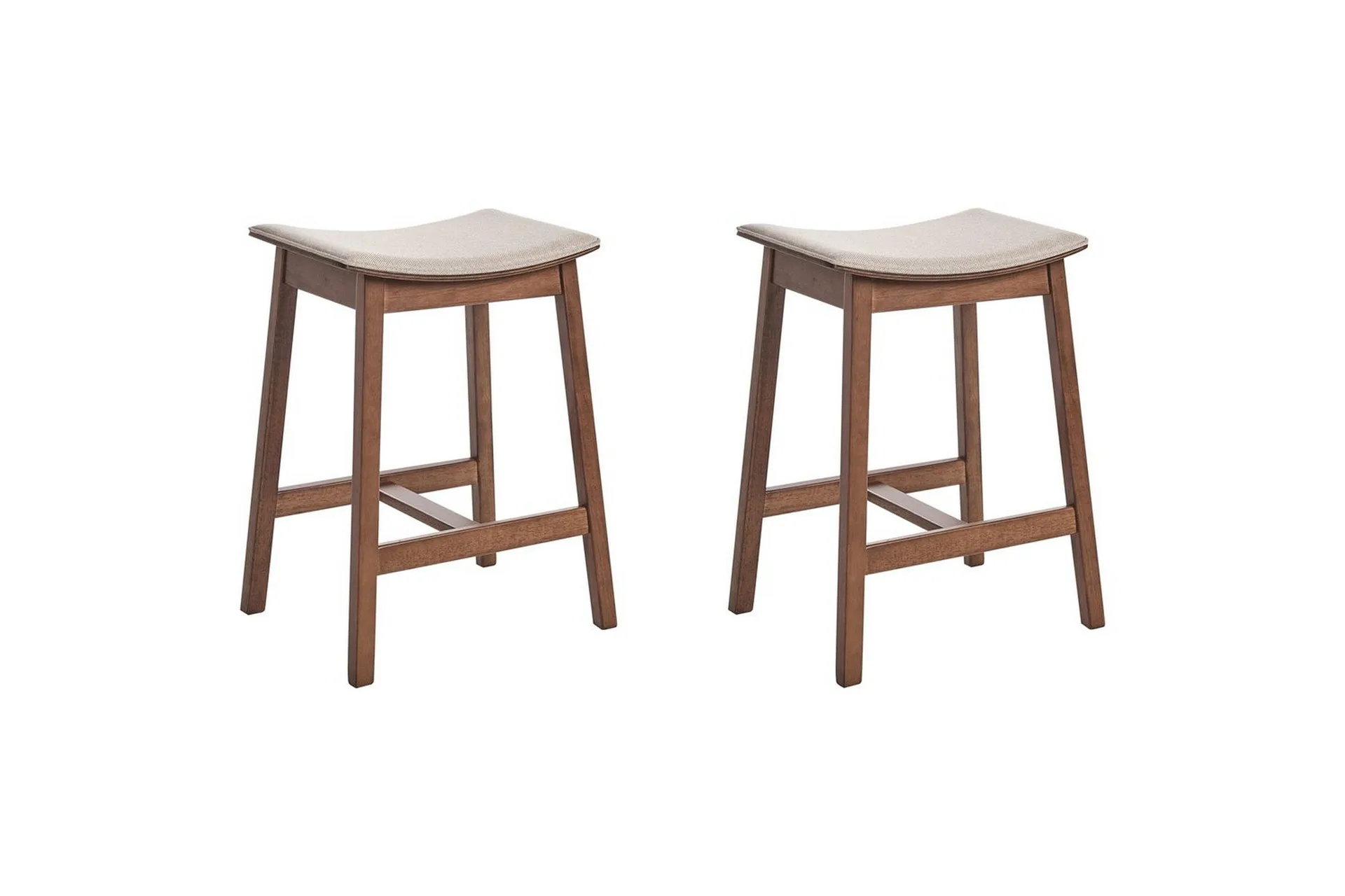 Barstol Dixon set om 2 Beige -