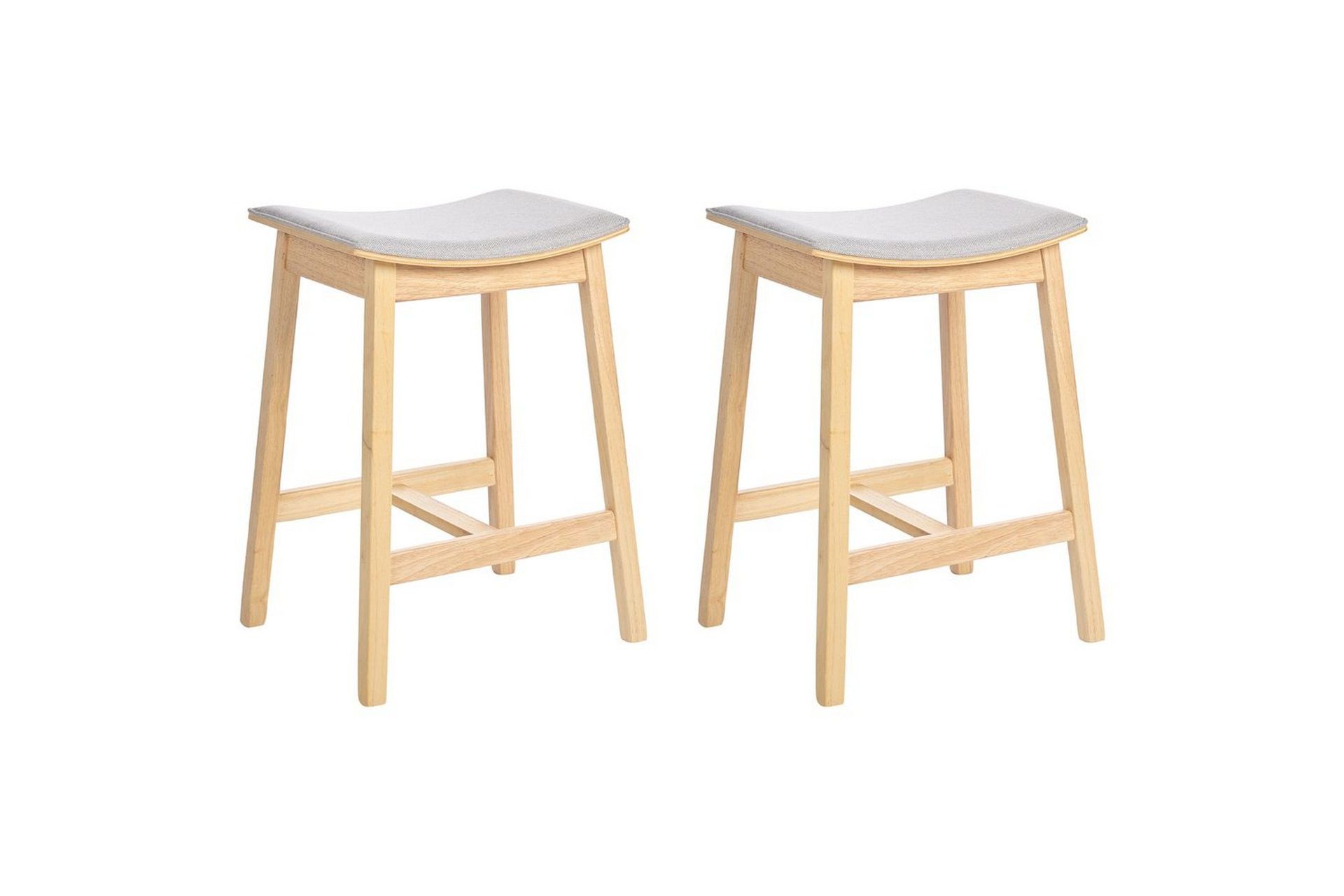 Barstol Dixon set om 2 Light grey -