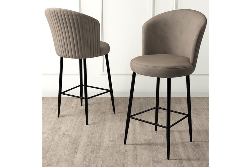 Barstol Redlands Cappuccino / Svart - Cappuccino / Svart - Møbler - Stoler & lenestoler - Barstoler