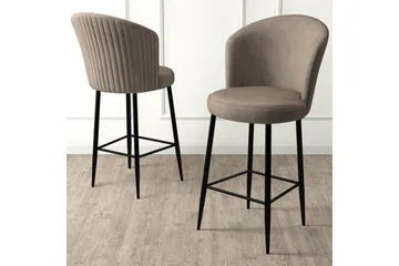 Barstol Redlands Cappuccino / Svart - Cappuccino / Svart - Møbler - Stoler & lenestoler - Barstoler