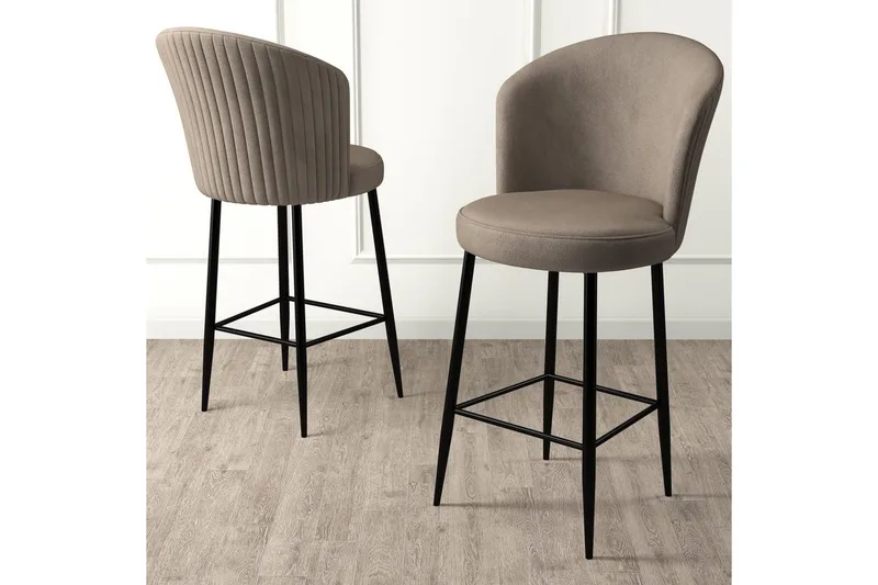 Barstol Redlands Cappuccino / Svart - Cappuccino / Svart - Møbler - Stoler & lenestoler - Barstoler