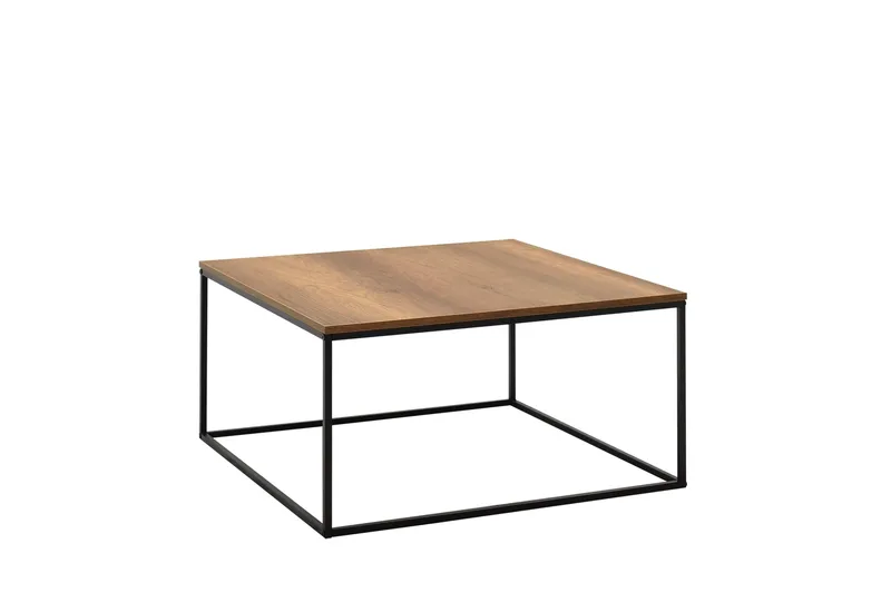 Ajmit Sofabord 80x80 cm Brun - Hanah Home - Møbler - Bord - Sofabord