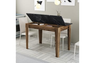 Levents Spisebord 110x72 cm Brun/Svart - Hanah Home - Møbler - Bord - Spisebord & kjøkkenbord