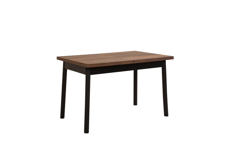 Oliver Spisebord 120x75 cm + 2 stk Spisestoler + Benk Svart/Brun - Hanah Home - Møbler - Bord - Spisegrupper