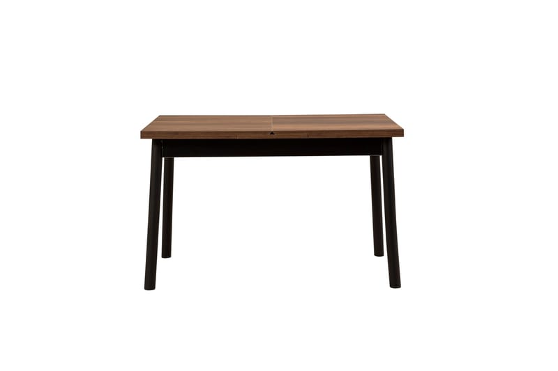 Oliver Spisebord 120x75 cm + 2 stk Spisestoler + Benk Svart/Brun - Hanah Home - Møbler - Bord - Spisegrupper