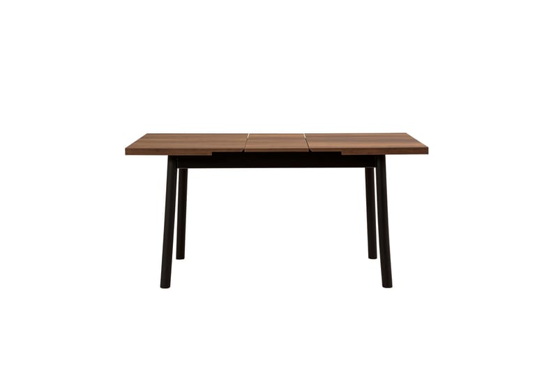 Oliver Spisebord 120x75 cm + 2 stk Spisestoler + Benk Svart/Brun - Hanah Home - Møbler - Bord - Spisegrupper