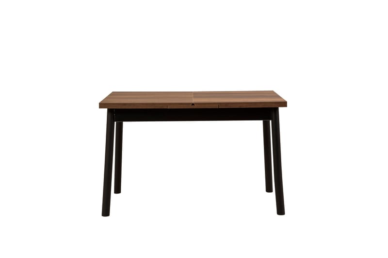Oliver Spisebord 120x75 cm + 2 stk Spisestoler + Benk Svart/Brun - Hanah Home - Møbler - Bord - Spisegrupper