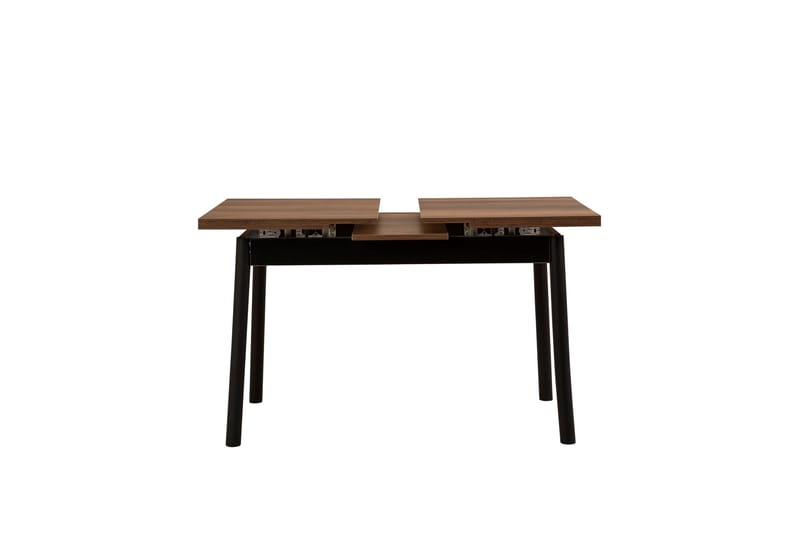 Oliver Spisebord 120x75 cm + 2 stk Spisestoler + Benk Svart/Brun - Hanah Home - Møbler - Bord - Spisegrupper