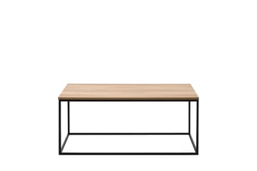 Ajmit Sofabord 100x60 cm Brun/Svart - Hanah Home - Møbler - Bord - Sofabord