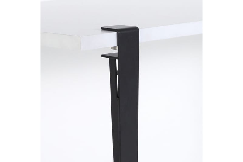 Pineios Spisebord 150x75 cm Hvit/Svart - Hanah Home - Møbler - Bord - Spisebord & kjøkkenbord