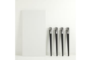 Eurotas Spisebord 120x60 cm Hvit/Svart - Hanah Home - Møbler - Bord - Spisebord & kjøkkenbord