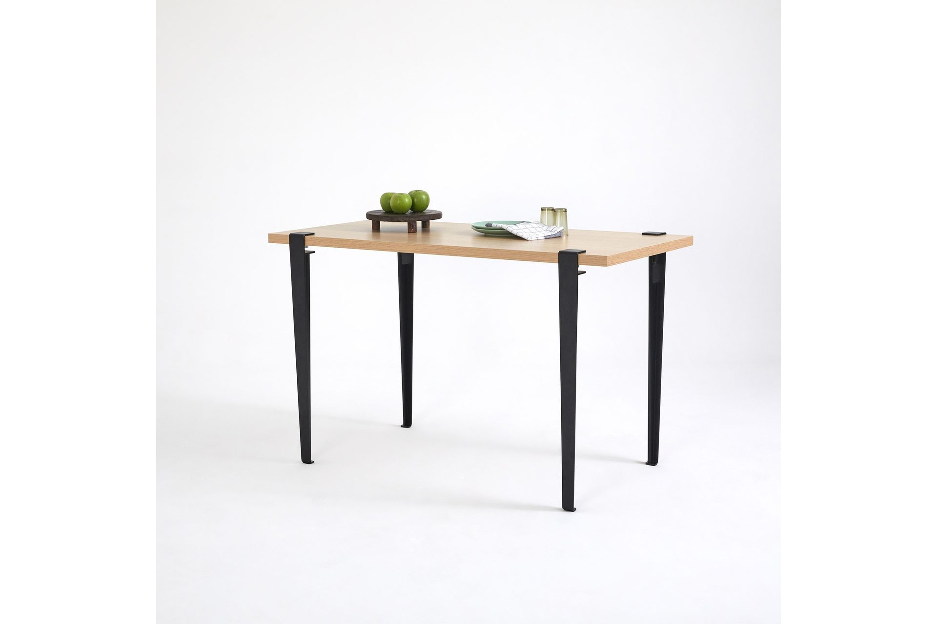 Eurotas Spisebord 120x60 cm Brun/Svart - Hanah Home - Møbler - Bord - Spisebord & kjøkkenbord