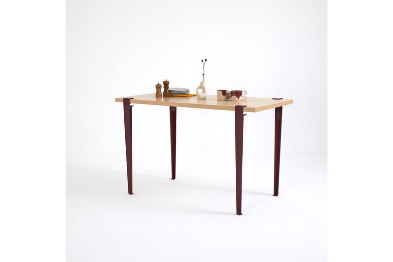 Eurotas Spisebord 120x60 cm Mørk Brun - Hanah Home - Møbler - Bord - Spisebord & kjøkkenbord