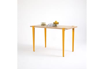 Eurotas Spisebord 120x60 cm Brun/Gul - Hanah Home - Møbler - Bord - Spisebord & kjøkkenbord