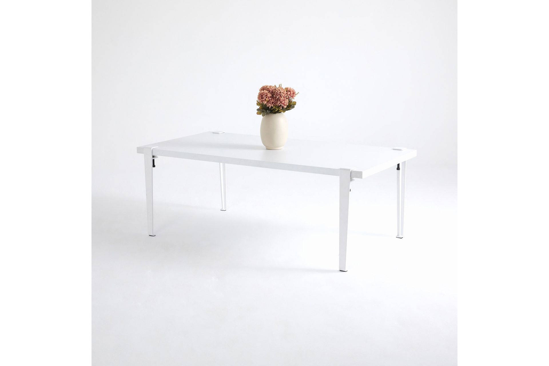 Fonissa Sofabord 120x60 cm Hvit - Hanah Home - Møbler - Bord - Sofabord