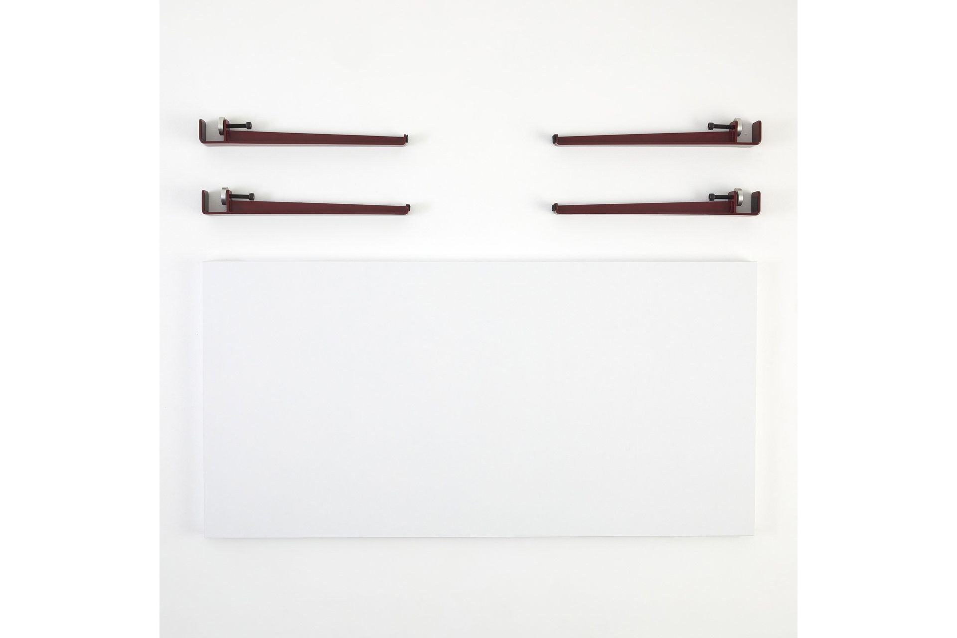 Fonissa Sofabord 120x60 cm Hvit/Rød - Hanah Home - Møbler - Bord - Sofabord