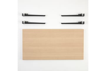 Fonissa Sofabord 120x60 cm Brun/Svart - Hanah Home - Møbler - Bord - Sofabord