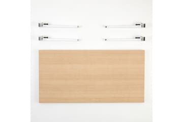 Fonissa Sofabord 120x60 cm Brun/Hvit - Hanah Home - Møbler - Bord - Sofabord