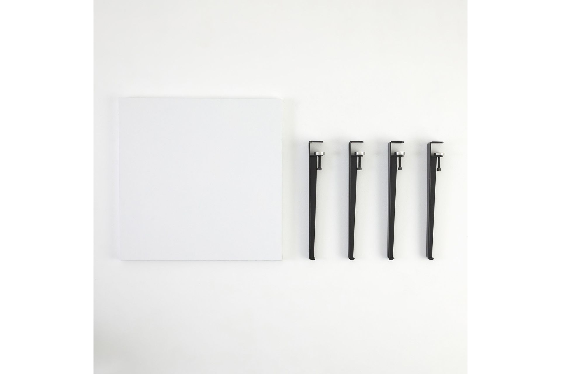 Halicheron Sofabord 60x60 cm Hvit/Svart - Hanah Home - Møbler - Bord - Sofabord
