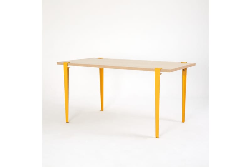 Pineios Spisebord 150x75 cm Brun/Gul - Hanah Home - Møbler - Bord - Spisebord & kjøkkenbord