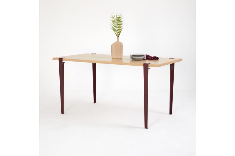 Pineios Spisebord 150x75 cm Mørk brun - Hanah Home - Møbler - Bord - Spisebord & kjøkkenbord