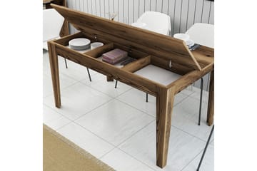 Lissione Spisebord 145x88 cm Brun - Hanah Home - Møbler - Bord - Spisebord & kjøkkenbord