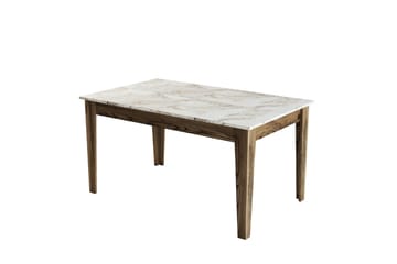 Lissione Spisebord 145x88 cm Brun/Hvit