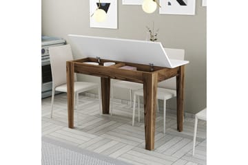 Levents Spisebord 110x72 cm Brun/Hvit - Hanah Home - Møbler - Bord - Spisebord & kjøkkenbord