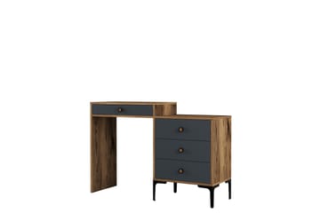 Ameias Sminkebord 124x84,7 cm Brun/Svart