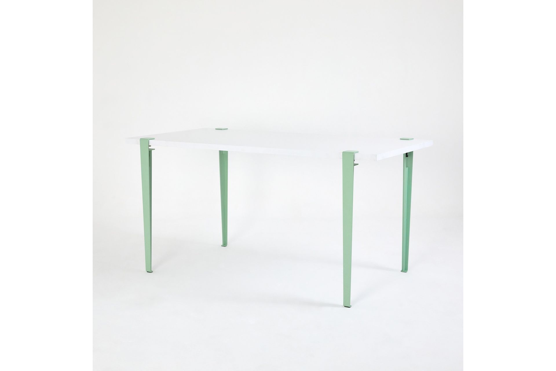 Pineios Spisebord 150x75 cm Hvit/Blå/Grønn - Hanah Home - Møbler - Bord - Spisebord & kjøkkenbord