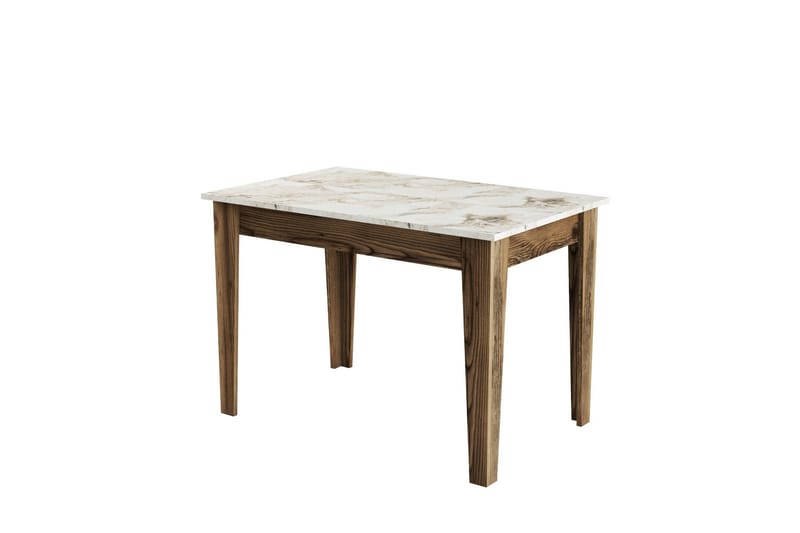 Levents Spisebord 110x72 cm Brun/Hvit - Hanah Home - Møbler - Bord - Spisebord & kjøkkenbord