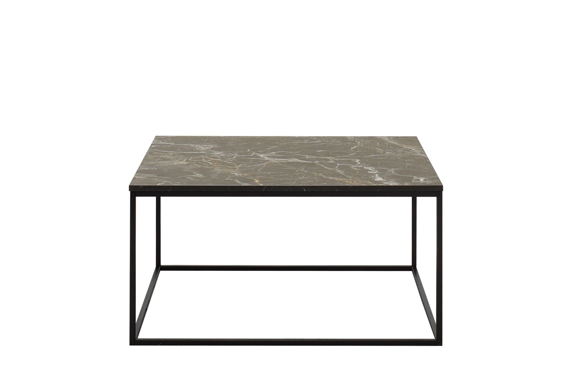 Ajmit Sofabord 80x80 cm Svart - Hanah Home
