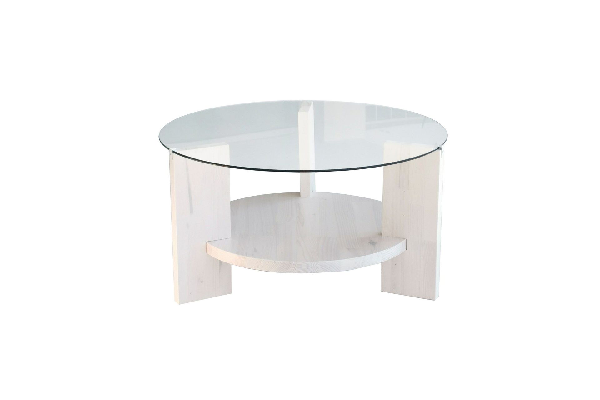 Mumondo Sofabord 75 cm Hvit - Hanah Home