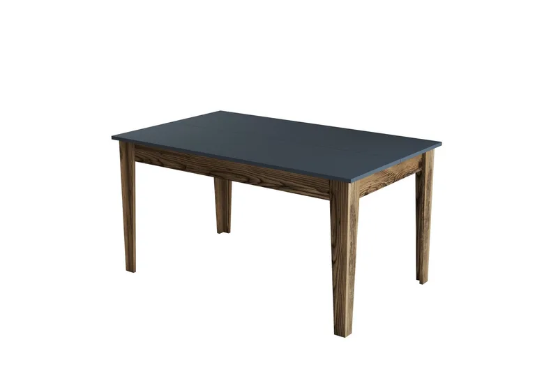 Lissione Spisebord 145x88 cm Brun/Svart - Hanah Home - Møbler - Bord - Spisebord & kjøkkenbord