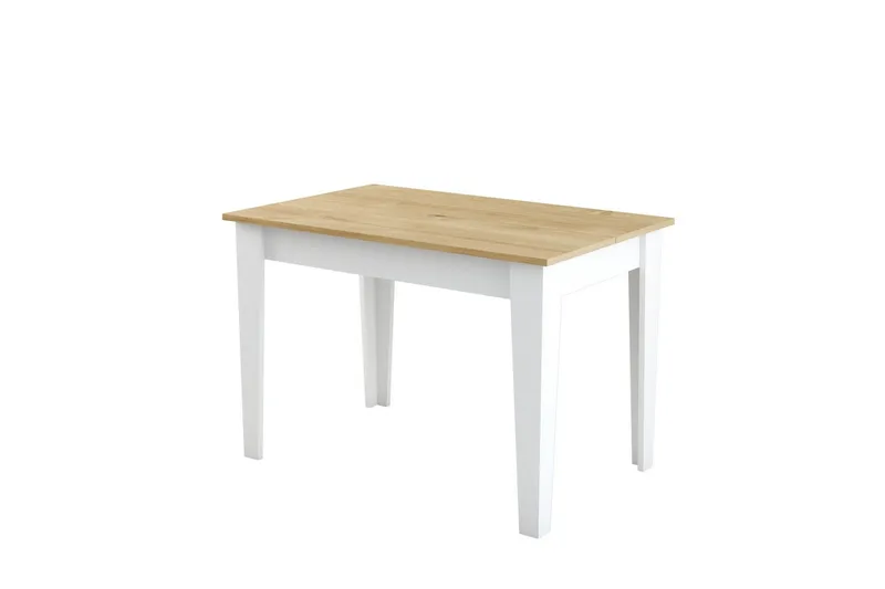 Levents Spisebord 110x72 cm Hvit/Brun, Hanah Home