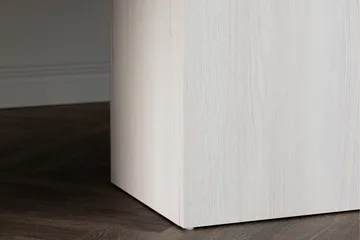 Olga Stort Rektangulært Spisebord 200 cm med Tre- og Eikutseende - Hvit - Møbler - Bord - Spisebord & kjøkkenbord
