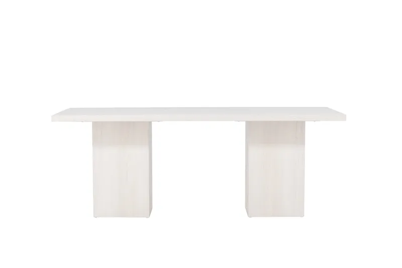 Olga Spisebord 75x200 cm - Hvit - Møbler - Bord - Spisebord & kjøkkenbord