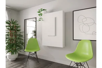 Abi Veggmontert Foldbart Spisebord 130 cm - Hvit - Møbler - Bord - Spisebord & kjøkkenbord