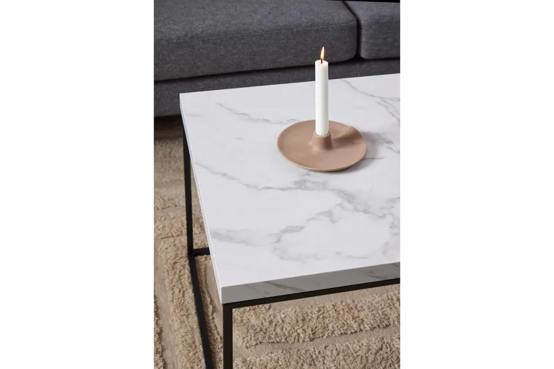 Adisan Sofabord 55 cm - Hvit - Møbler - Bord - Sofabord