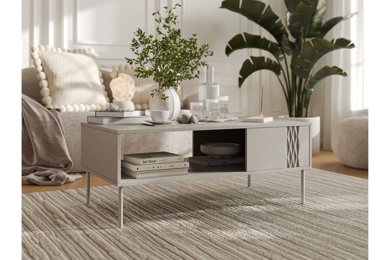Akiko Sofabord 110 cm - Beige - Møbler - Bord - Sofabord