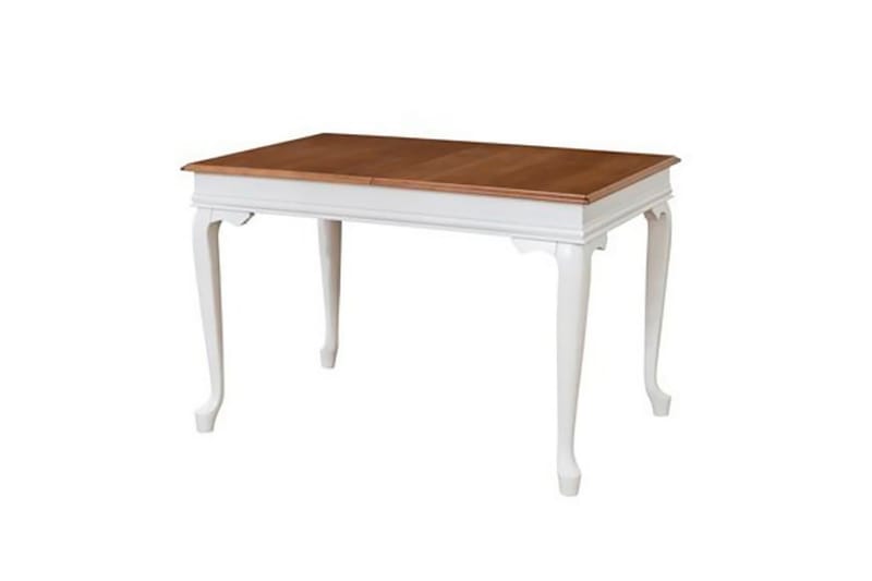 Albero Spisebord 80 cm - Antikk/Hvit - Spisebord & kjøkkenbord